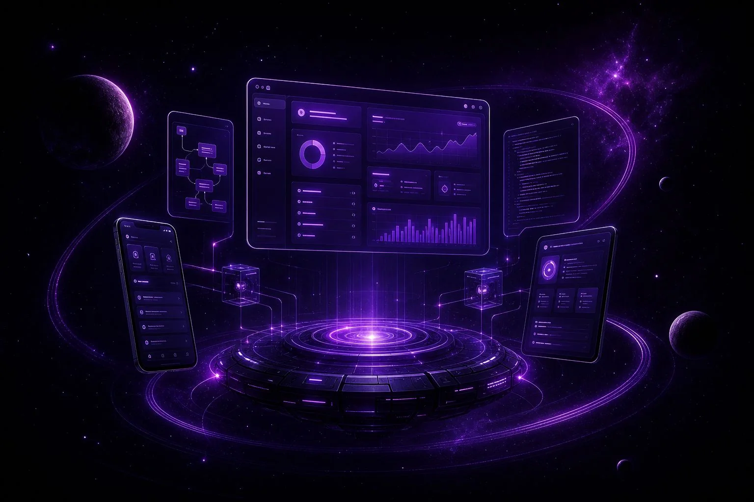Desenvolvimento de sistemas e aplicativos sob medida: dashboards e telas conectadas